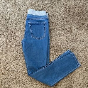 Wonder Nation Blue Kids Jeans with Gray Waistband